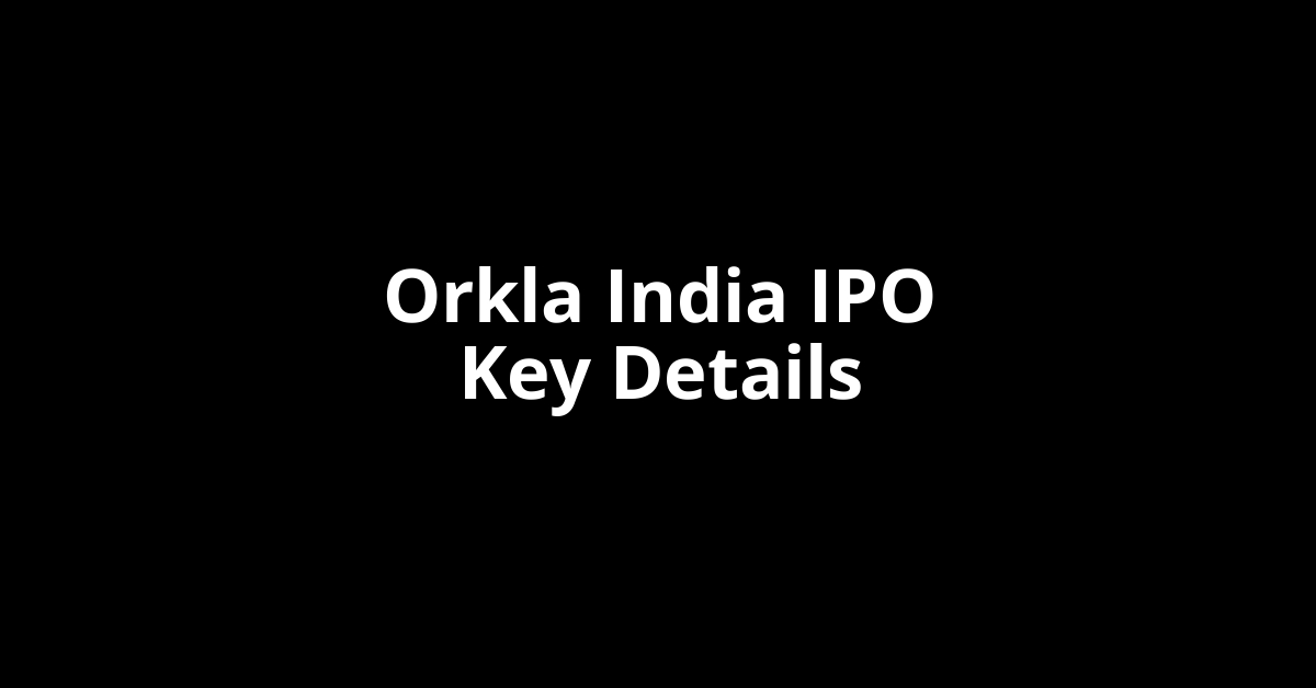 orkla india ipo key details