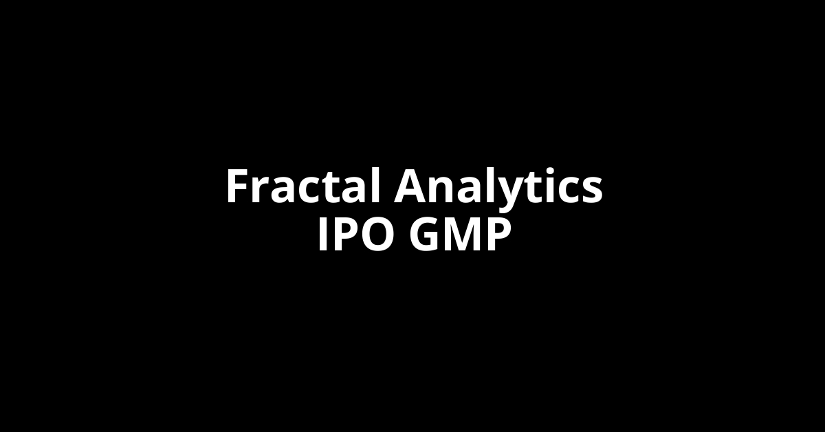 fractal analytics ipo gmp