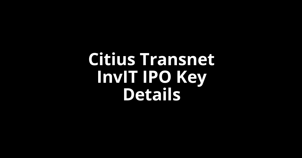 citius transnet invit ipo key details