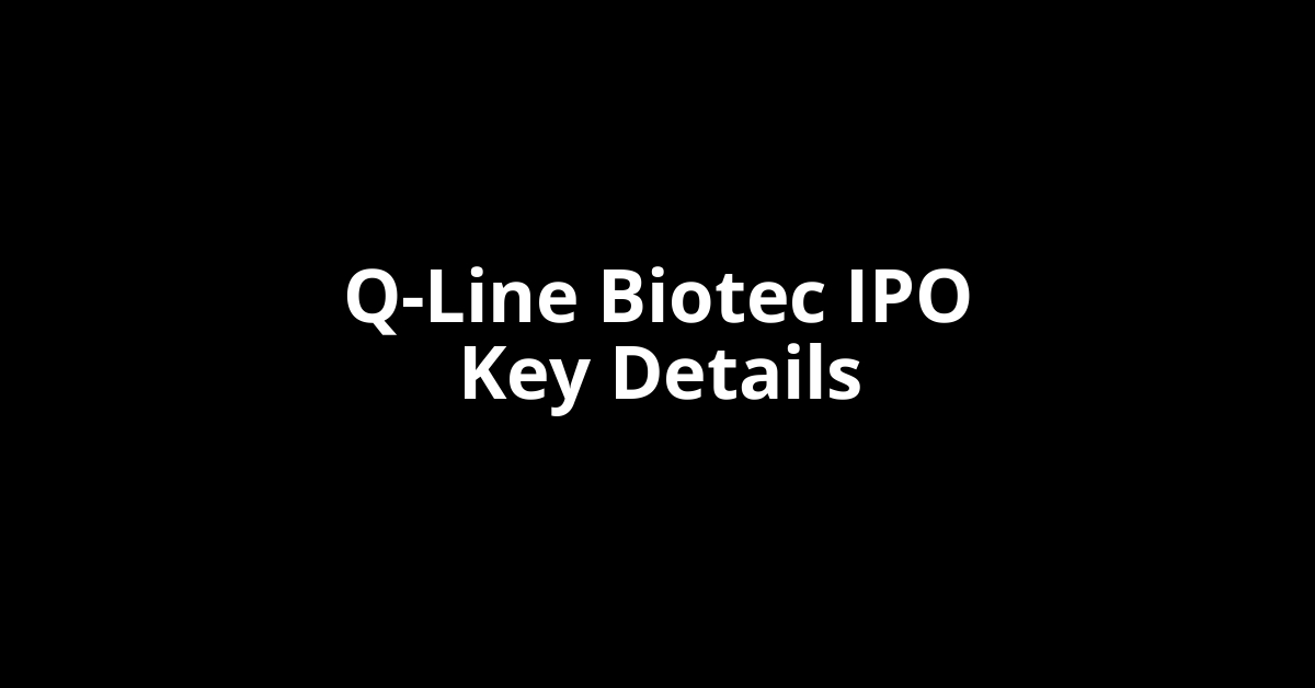 q line biotec ipo key details