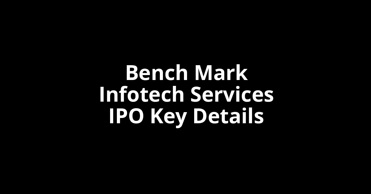 bench mark infotech services ipo key details
