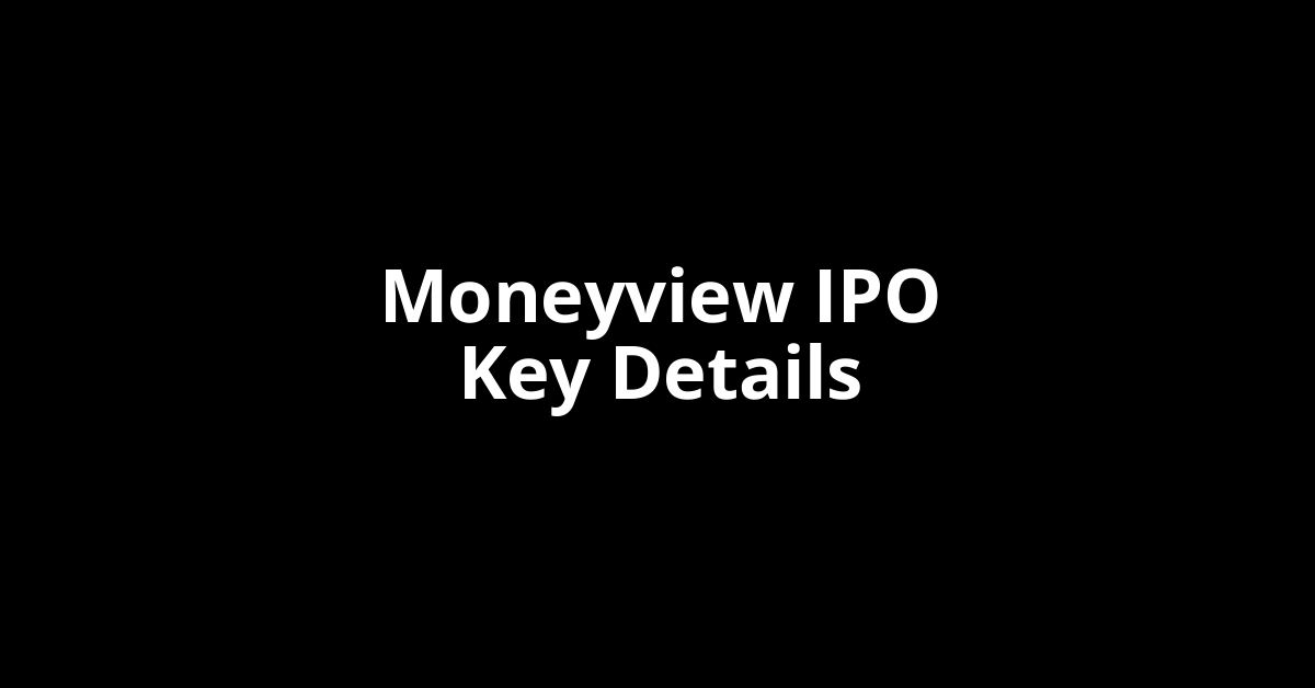 moneyview ipo key details
