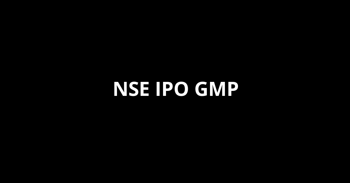 nse ipo gmp